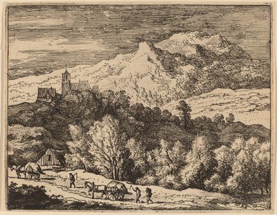 Två vagnar, förmodligen ca. 16451656. av Allart van Everdingen