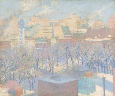 Madison Square, Snow av Allen Tucker