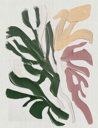 Abstrakta Monstera-blad av Alma