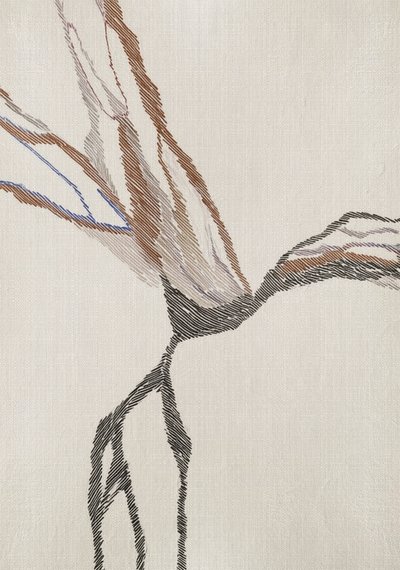 Flytande abstrakta linjer av Alma