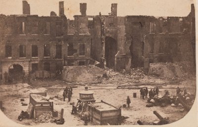 Evakueringen av Fort Sumter, april 1861, april 1861. av Alma A. Pelot.