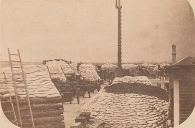 Evakueringen av Fort Sumter, april 1861, april 1861. av Alma A. Pelot.
