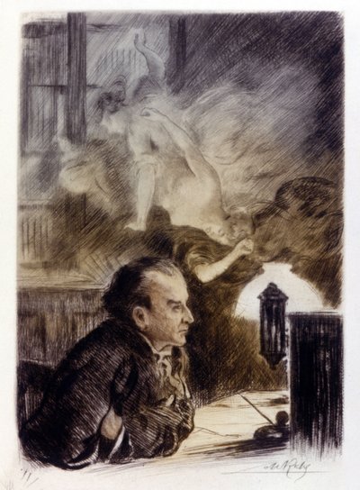 Charles Baudelaire av Almery Lobel-Riche