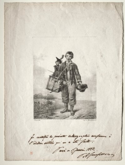 Orgelsliparpojke. av Alois Senefelder