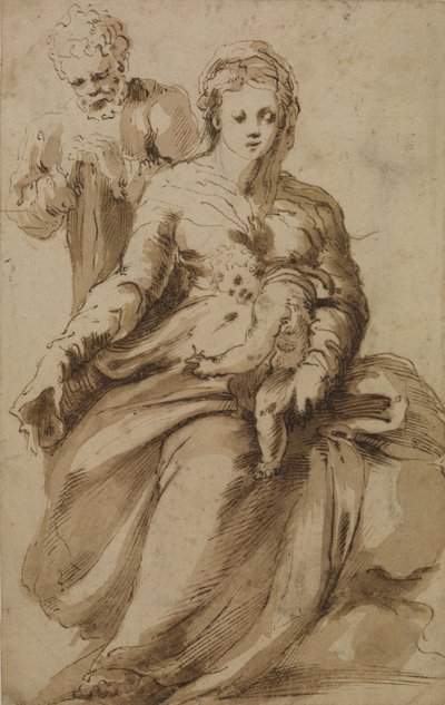 Helig familj, ca 1637 av Alonso Berruguete