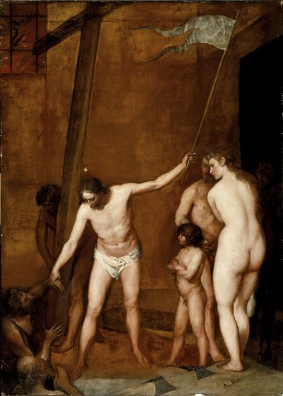 Christus in der Vorhölle av Alonso Cano