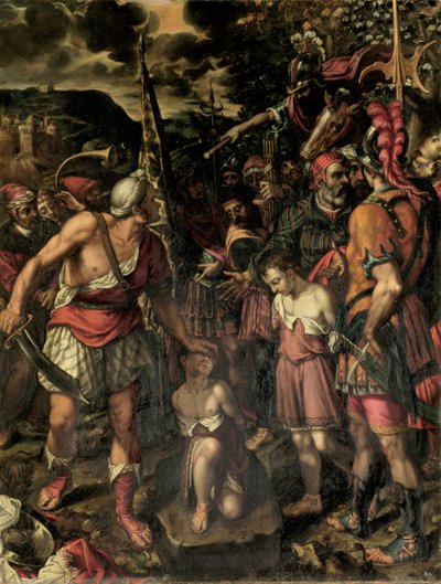 Heliga barn Justo och pastor av Alonso Sánchez Coello