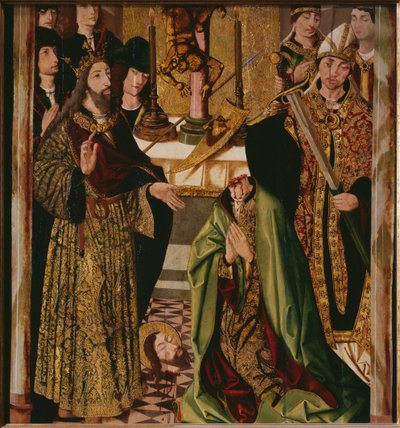 Halshuggningen av St Thomas i Indien (se även 346169, 346170) av Alonso de Sedano