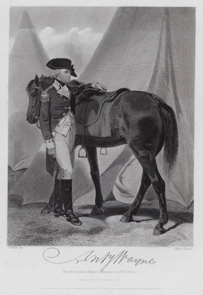 Anthony Wayne (gravyr) av Alonzo (after) Chappel