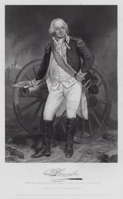 Benjamin Lincoln (gravyr) av Alonzo (after) Chappel