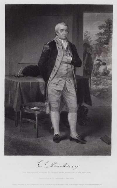 Charles Cotesworth Pinckney (gravyr) av Alonzo (after) Chappel