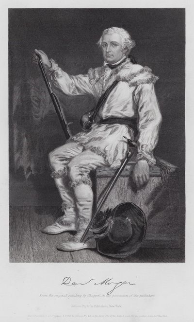 Daniel Morgan (gravyr) av Alonzo (after) Chappel
