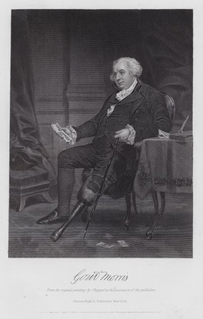 Gouverneur Morris (gravyr) av Alonzo (after) Chappel