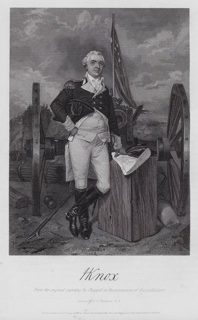 Henry Knox (gravyr) av Alonzo (after) Chappel