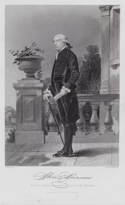 Henry Laurens (gravyr) av Alonzo (after) Chappel