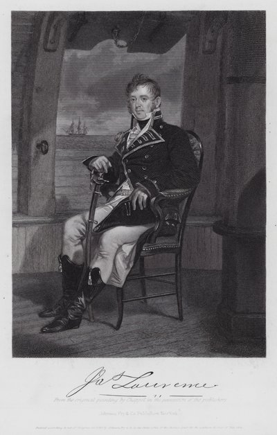 James Lawrence (gravyr) av Alonzo (after) Chappel