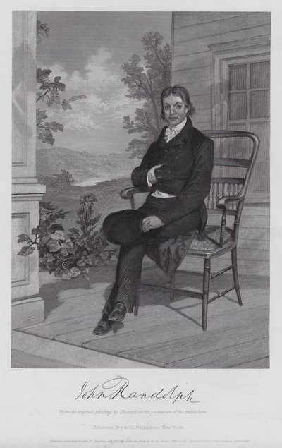 John Randolph (gravyr) av Alonzo (after) Chappel
