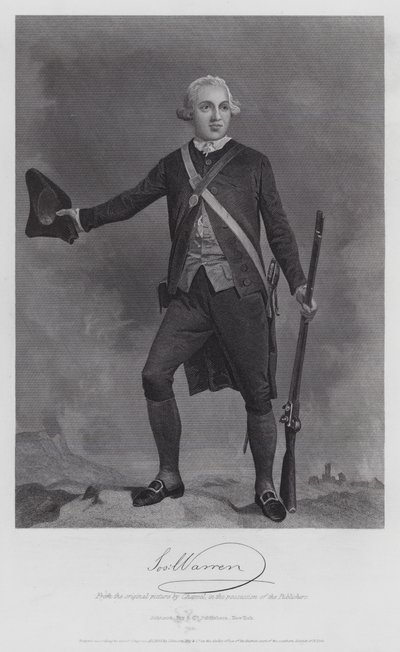 Joseph Warren (gravyr) av Alonzo (after) Chappel