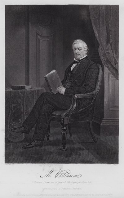 Millard Fillmore (gravyr) av Alonzo (after) Chappel