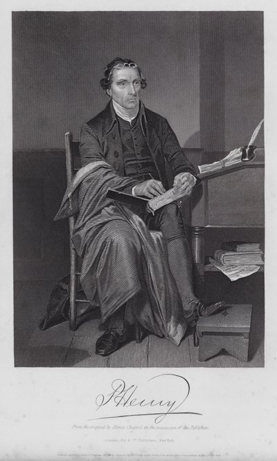 Patrick Henry (gravyr) av Alonzo (after) Chappel