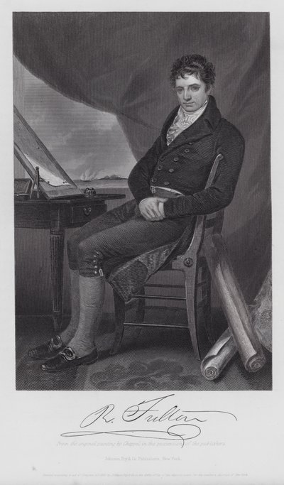 Robert Fulton (gravyr) av Alonzo (after) Chappel