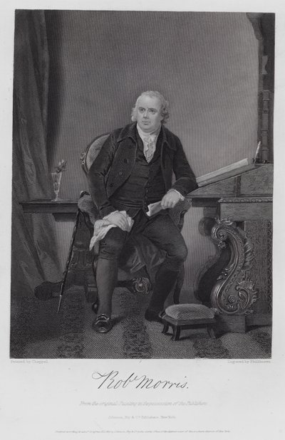 Robert Morris (gravyr) av Alonzo (after) Chappel