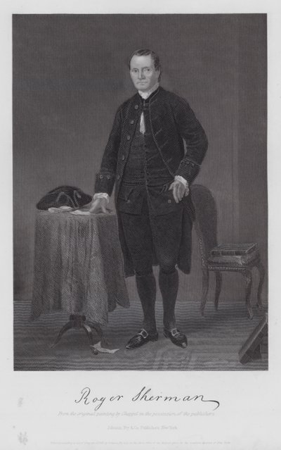 Roger Sherman (gravyr) av Alonzo (after) Chappel