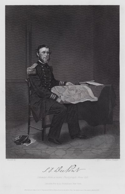 Samuel Francis Dupont (gravyr) av Alonzo (after) Chappel