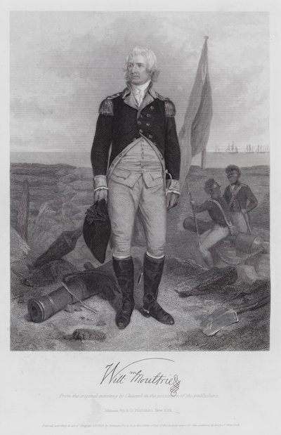 William Moultrie (gravyr) av Alonzo (after) Chappel