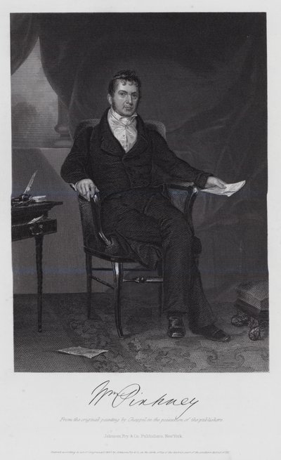 William Pinkney (gravyr) av Alonzo (after) Chappel