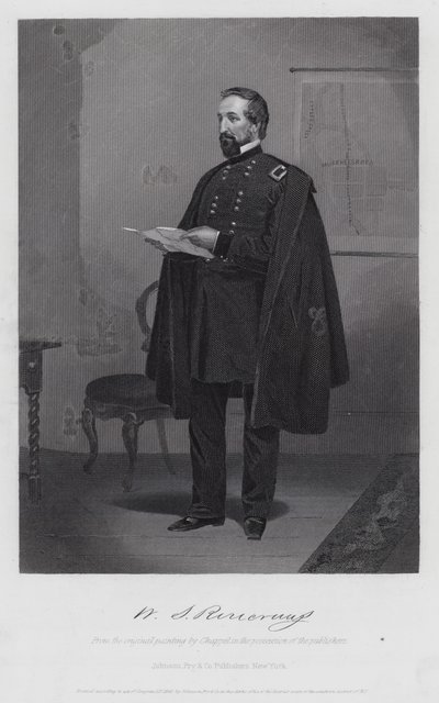 William Stark Rosecrans (gravyr) av Alonzo (after) Chappel