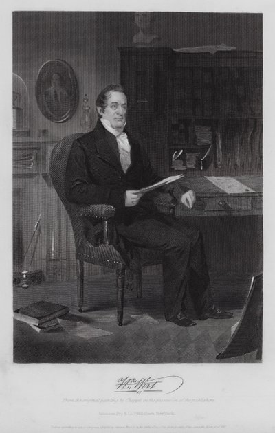 William Wirt (gravyr) av Alonzo (after) Chappel