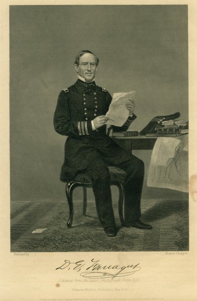"Adm. David Farragut" (Union) av Alonzo Chappel