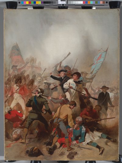 Slaget vid Bunker Hill, 17 juni 1775, 1859 av Alonzo Chappel