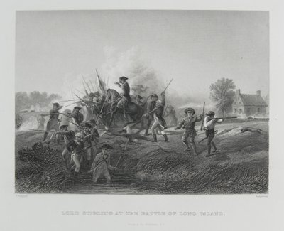 Lord Stirling vid slaget vid Long Island, 1776 av Alonzo Chappel
