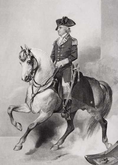 Porträtt av Horatio Gates (1728-1806) (litho) av Alonzo Chappel