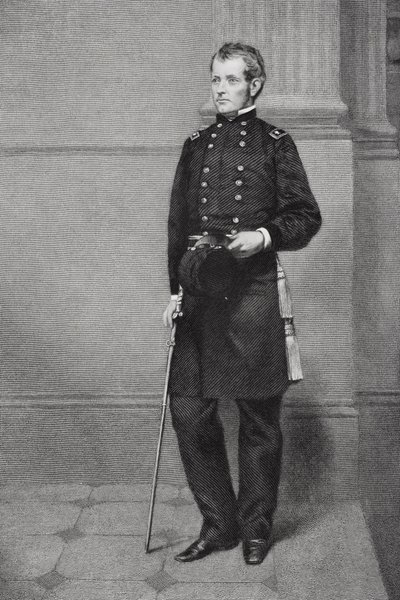 Porträtt av Joseph Hooker (1814-79) av Alonzo Chappel