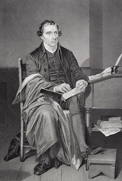 Porträtt av Patrick Henry (1736-99) av Alonzo Chappel