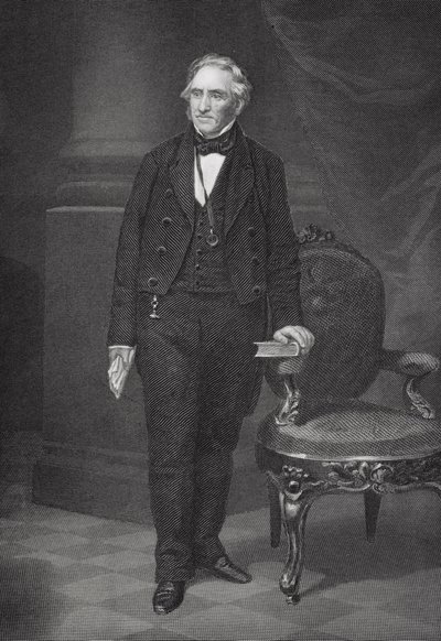 Portræt af Thomas Hart Benton (1782-1858) swed av Alonzo Chappel
