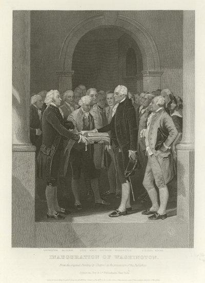 Washingtons invigning av Alonzo Chappel