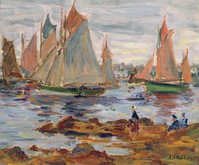 Hamnen i Concarneau av Aloysius C. O