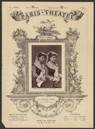 Paris Teater: Les Soeurs Badia av Alphonse J. Liébert