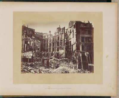 Den brinnande Carrefour de la Croix-Rouge av Alphonse J. Liébert