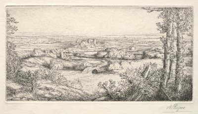 En dal i Bourgogne En dal i Bourgogne. av Alphonse Legros