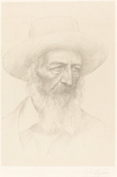 Alfred, Lord Tennyson av Alphonse Legros