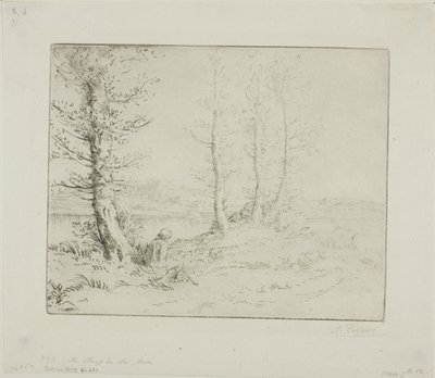 Längs flodstranden av Alphonse Legros