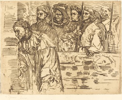 Archers Les Archers, 1862. av Alphonse Legros