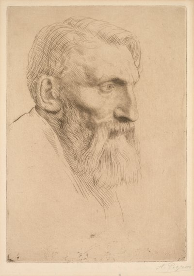 Auguste Rodin, 1881. av Alphonse Legros