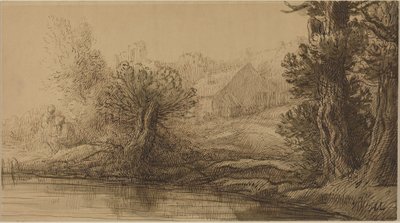 Flodbank av Alphonse Legros