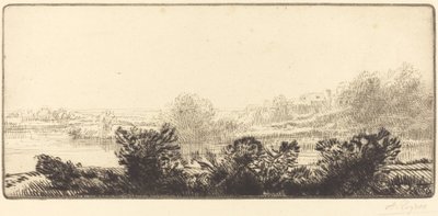 Loires stränder Bord de la Loire. av Alphonse Legros